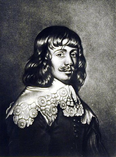 William Hamilton (1616-51) 2. Herzog von Hamilton, Illustration aus Portraits of Characters Illustrious in British History, graviert von Robert Dunkarton (Mezzotinto) von English School